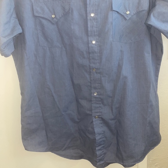 Blue Button Down - Picture 2 of 3